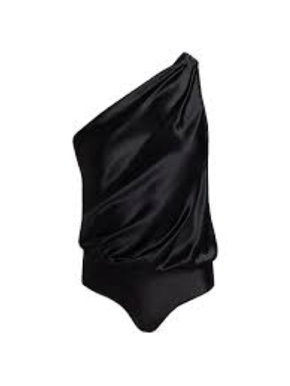 Cami NYC Darby One-Shoulder Silk Bodysuit